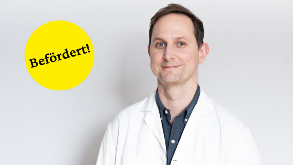 Herzliche Gratulation Dr. med. Balazs Fülöp zur Beförderung