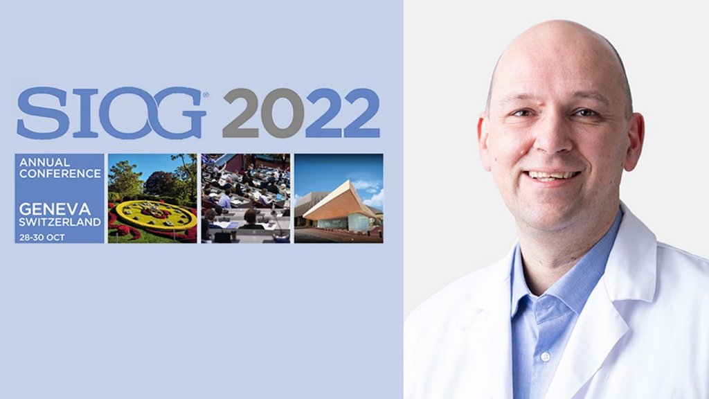 PD Dr. Marcus Vetter am SIOG2022, der jährlichen Konferenz für geriatrische Onkologie