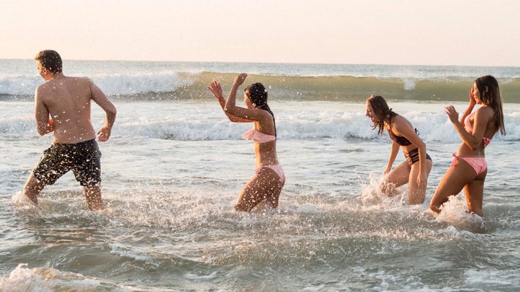 Gefahrlose Abkühlung im Wasser